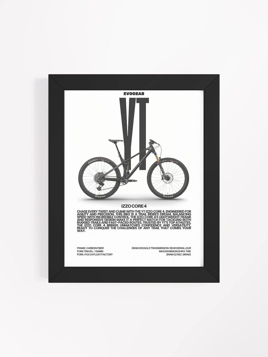 YT Izzo Core 4 Black Frame product image (4)