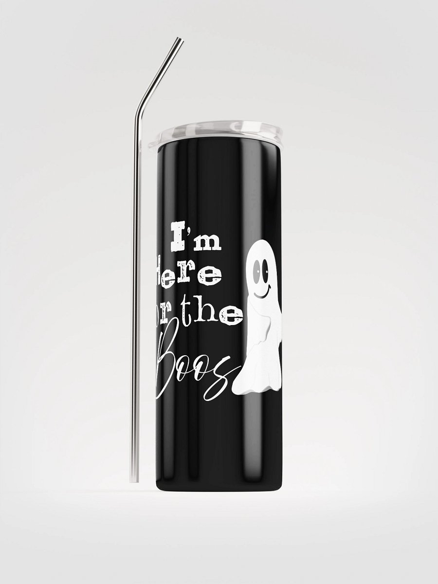 I'm Here for the Boos – Funny Ghost Halloween Stainless Steel Tumbler product image (1)