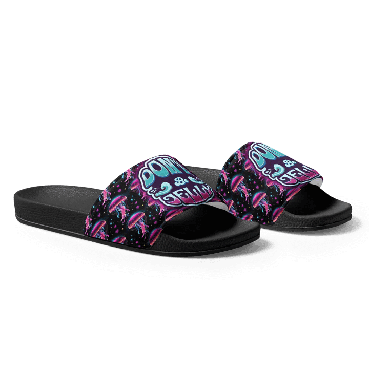 Funny Jellyfish All Over Print Slides product image (2)