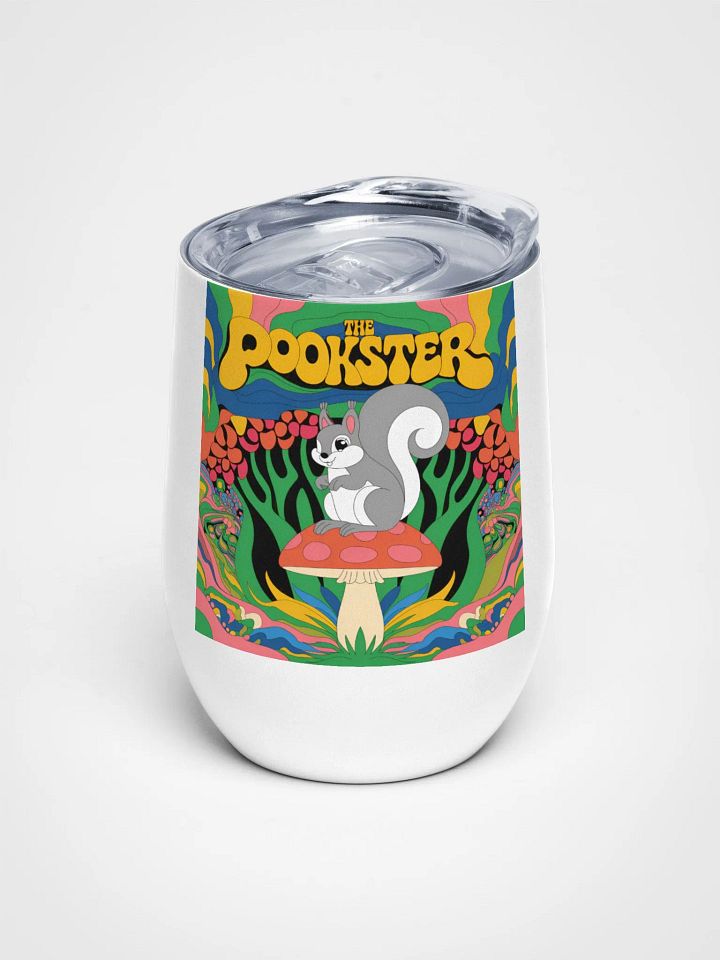Psychedelic Squirrel Wine Tumbler product image (1)
