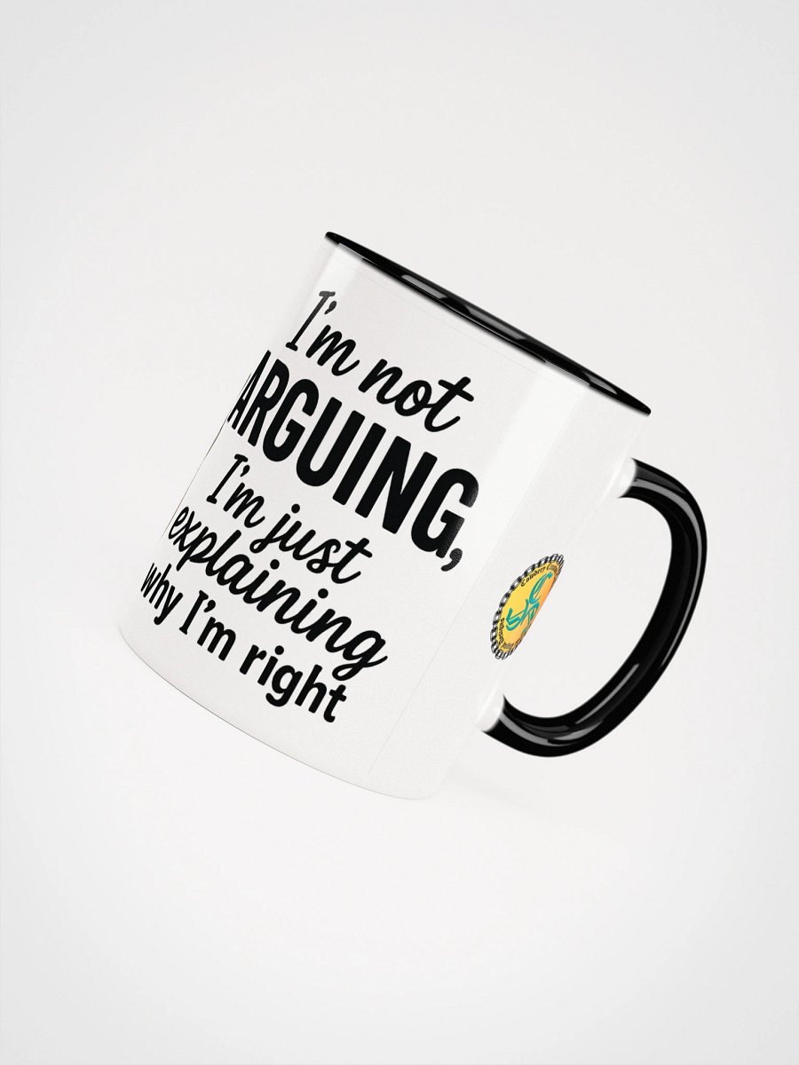 I'm Not Arguing (Male) 2-Tone Ceramic Mug product image (4)