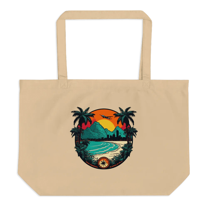 Econscious Organic Cotton Tote | AI Travel Designs for an Enthusiastic Life product image (1)