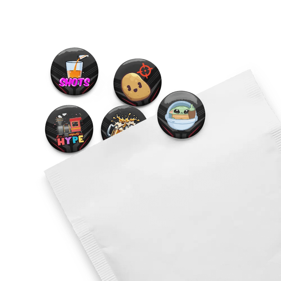Glowing Pin Button Set product image (13)