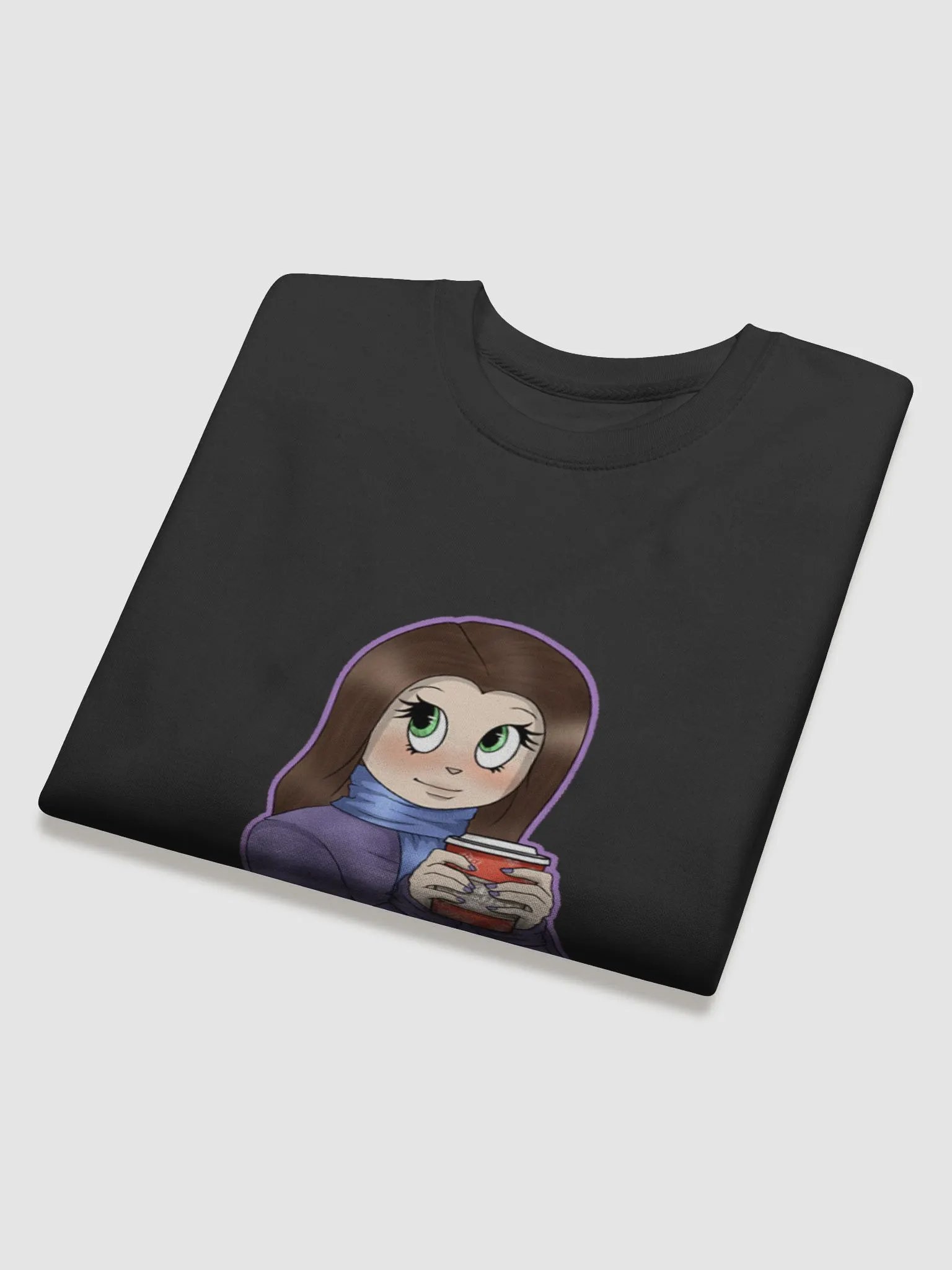 panda coffee sweatshirt product image (4)