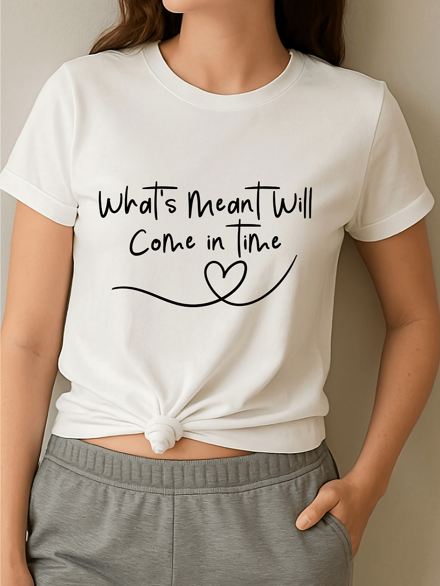 What’s Meant Will Come in Time– Motivational Tee for Healing product image (4)