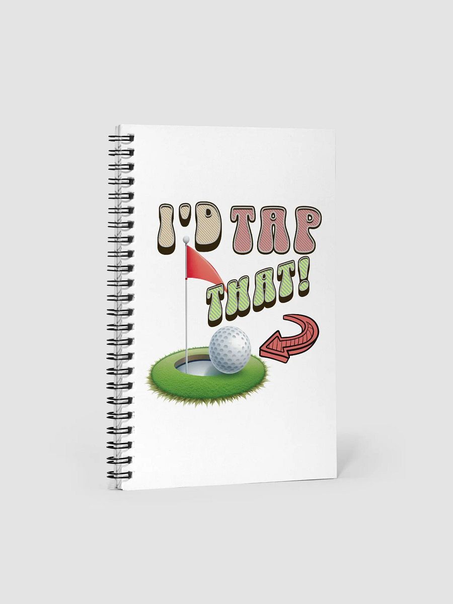 Id Tap That Golf Swing into Style Spiral Notebook product image (1)