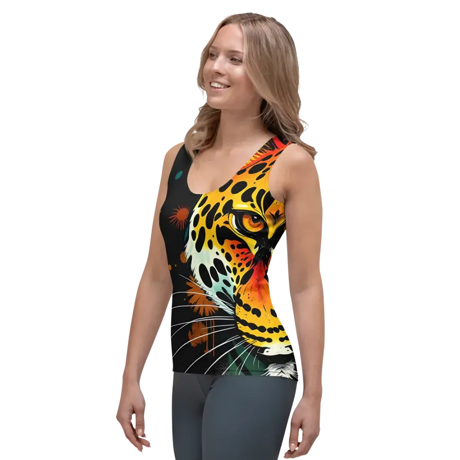 Vibrant Leopard All-Over Tank product image (3)