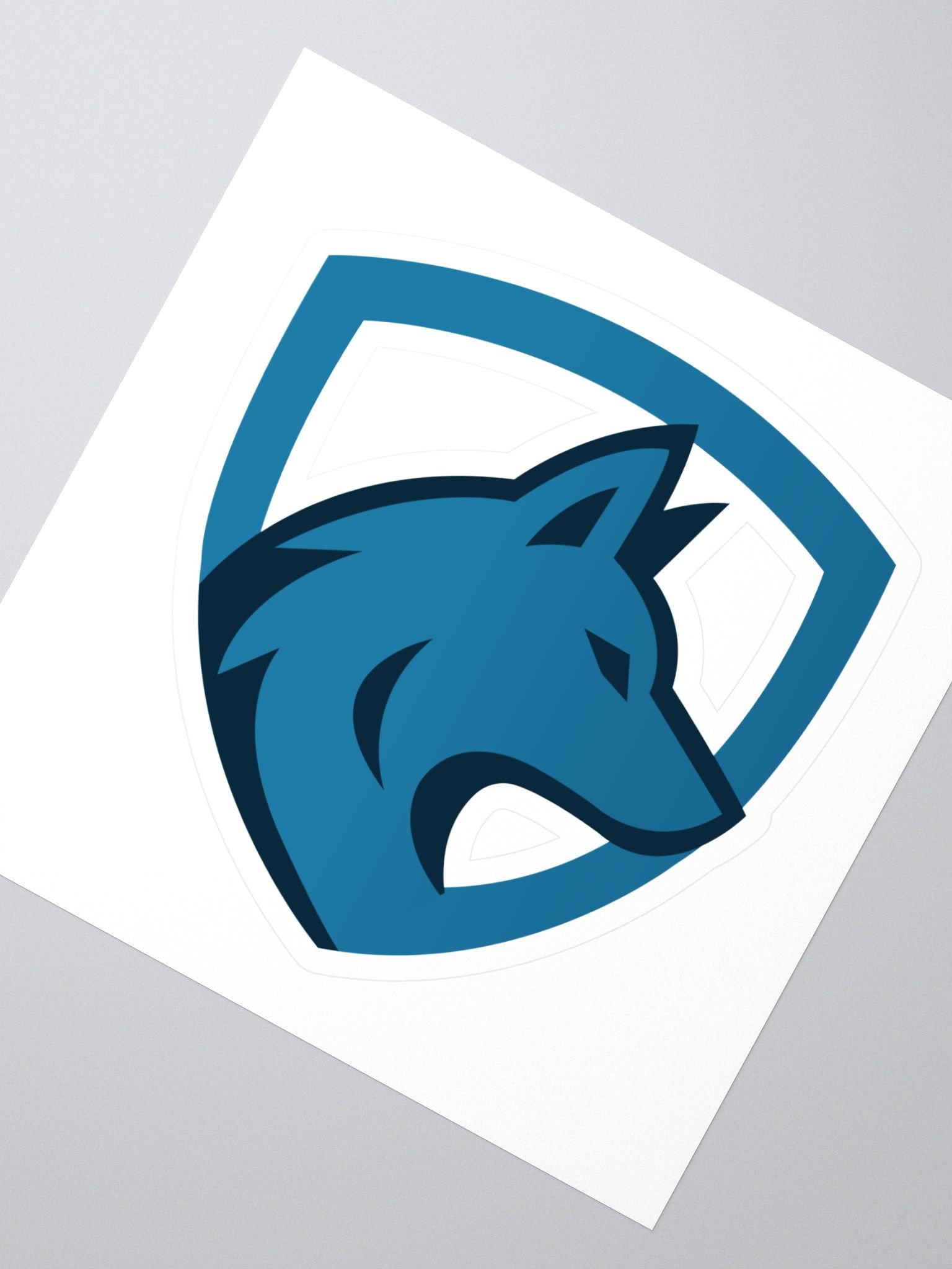 Lykos Defence Wolf Logo Kiss Cut Stickers product image (2)