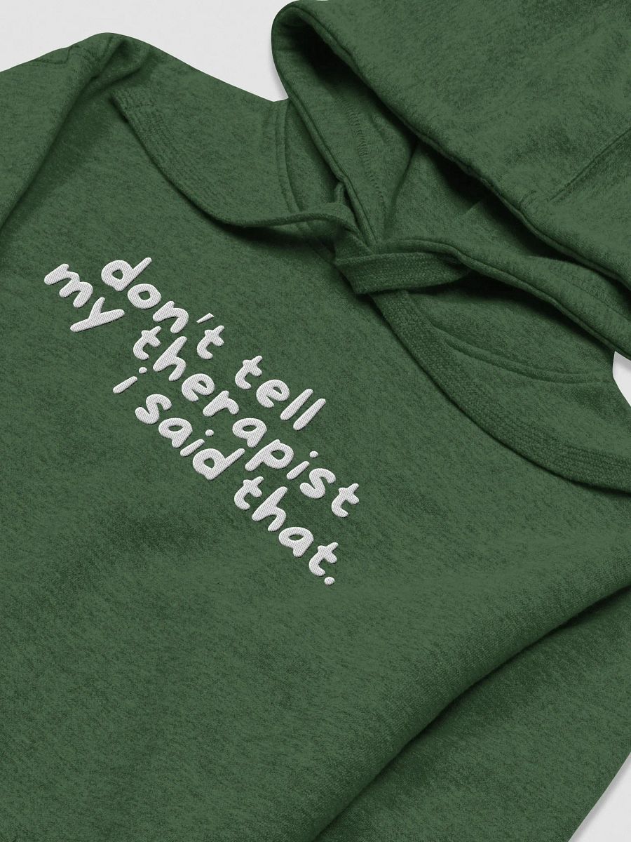 Therapy Hoodie (Embroidered) product image (3)