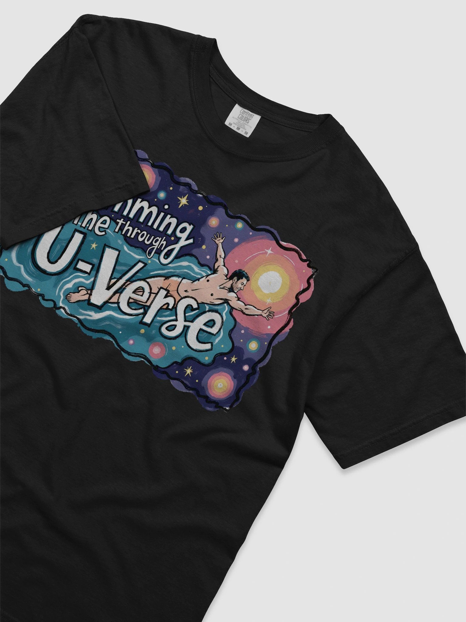 Stellar Journey: Swimming the U-Verse T-Shirt product image (57)