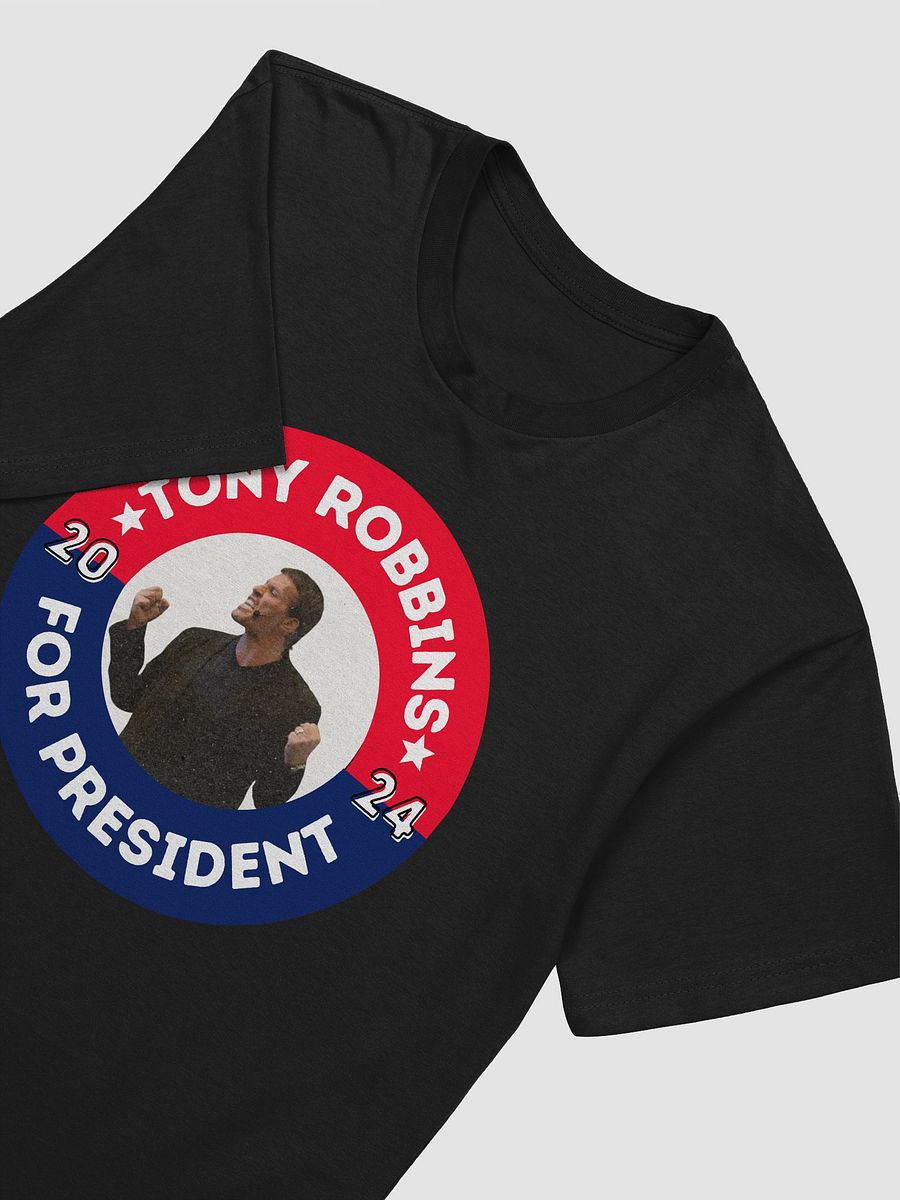 Tony Robbins for President 2024 Campaign Button Next Level Supersoft T-Shirt product image (3)
