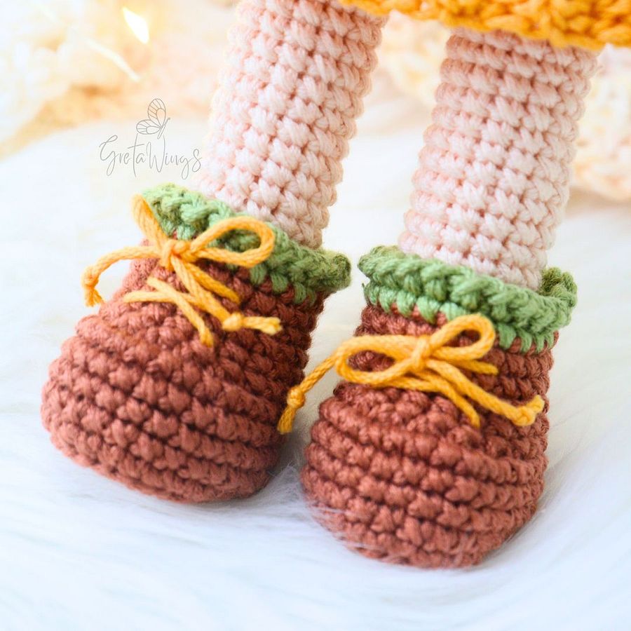 Patrón de Amigurumi de Muñeca Amber en Otoño (Descarga Digital) product image (8)
