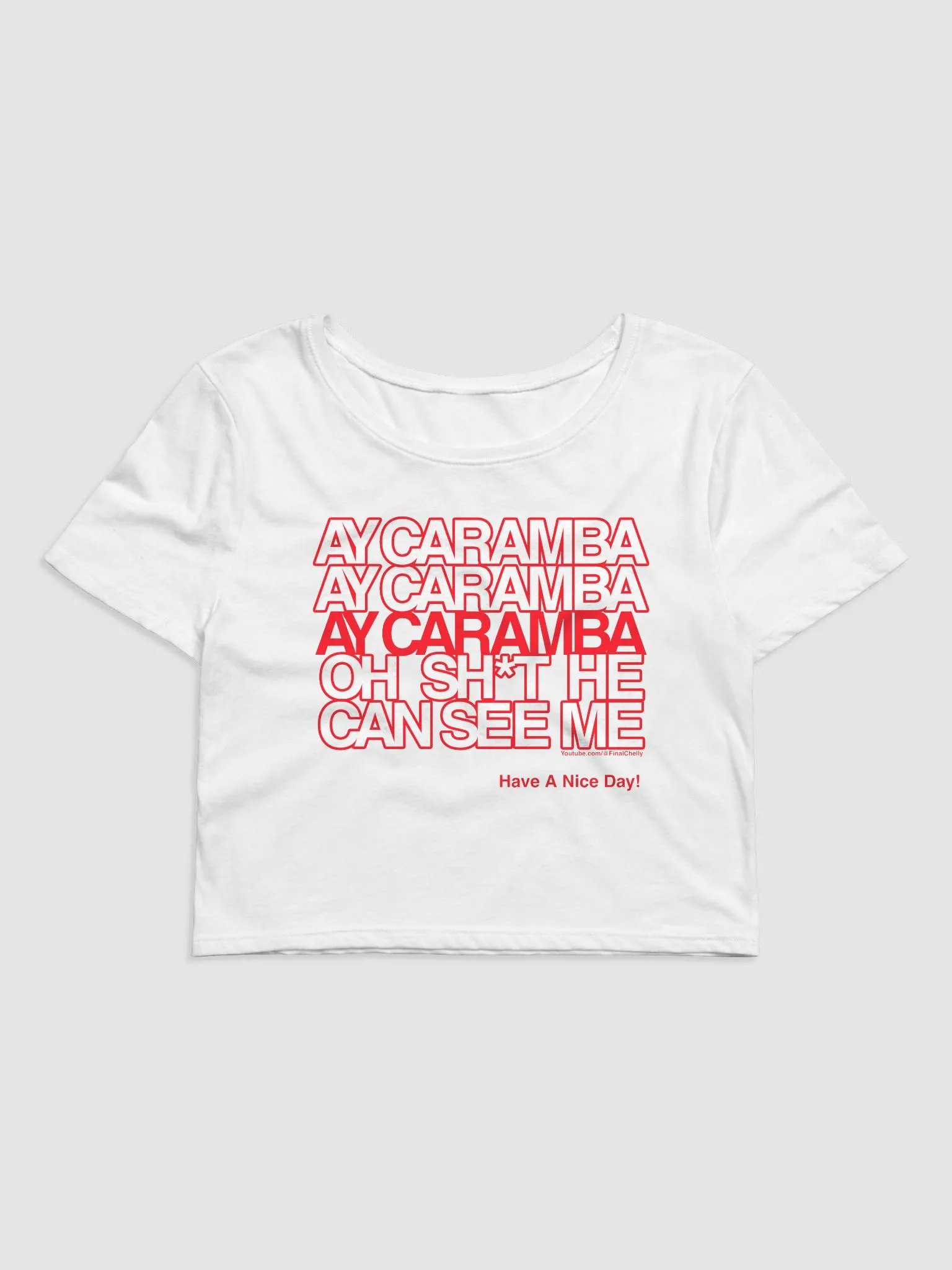Ay Caramba Womens Printed Crop Top product image (1)