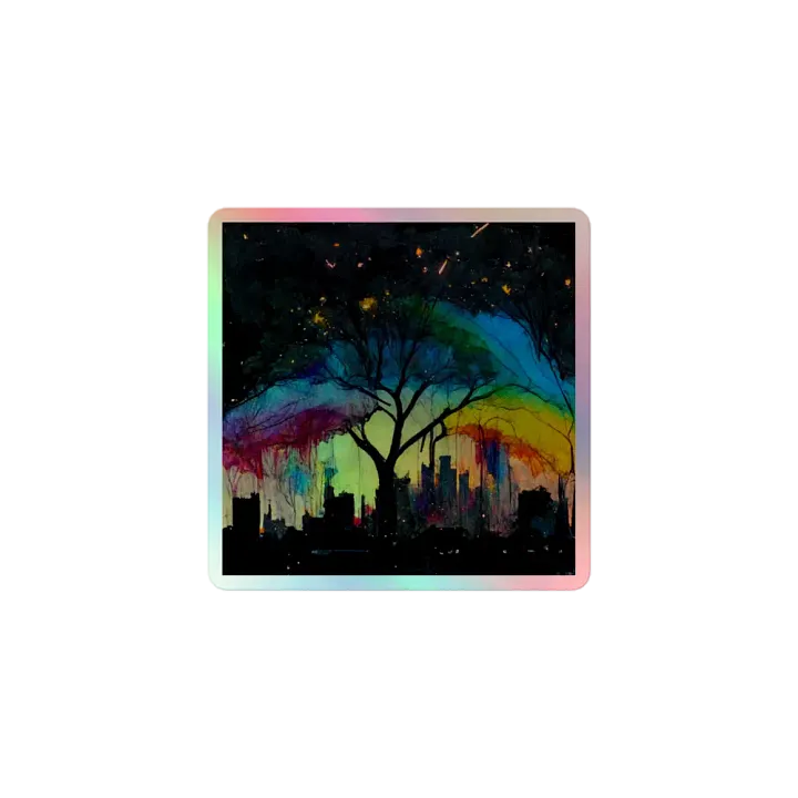 Urban Arboreal Dreams Holographic Sticker Set product image (1)