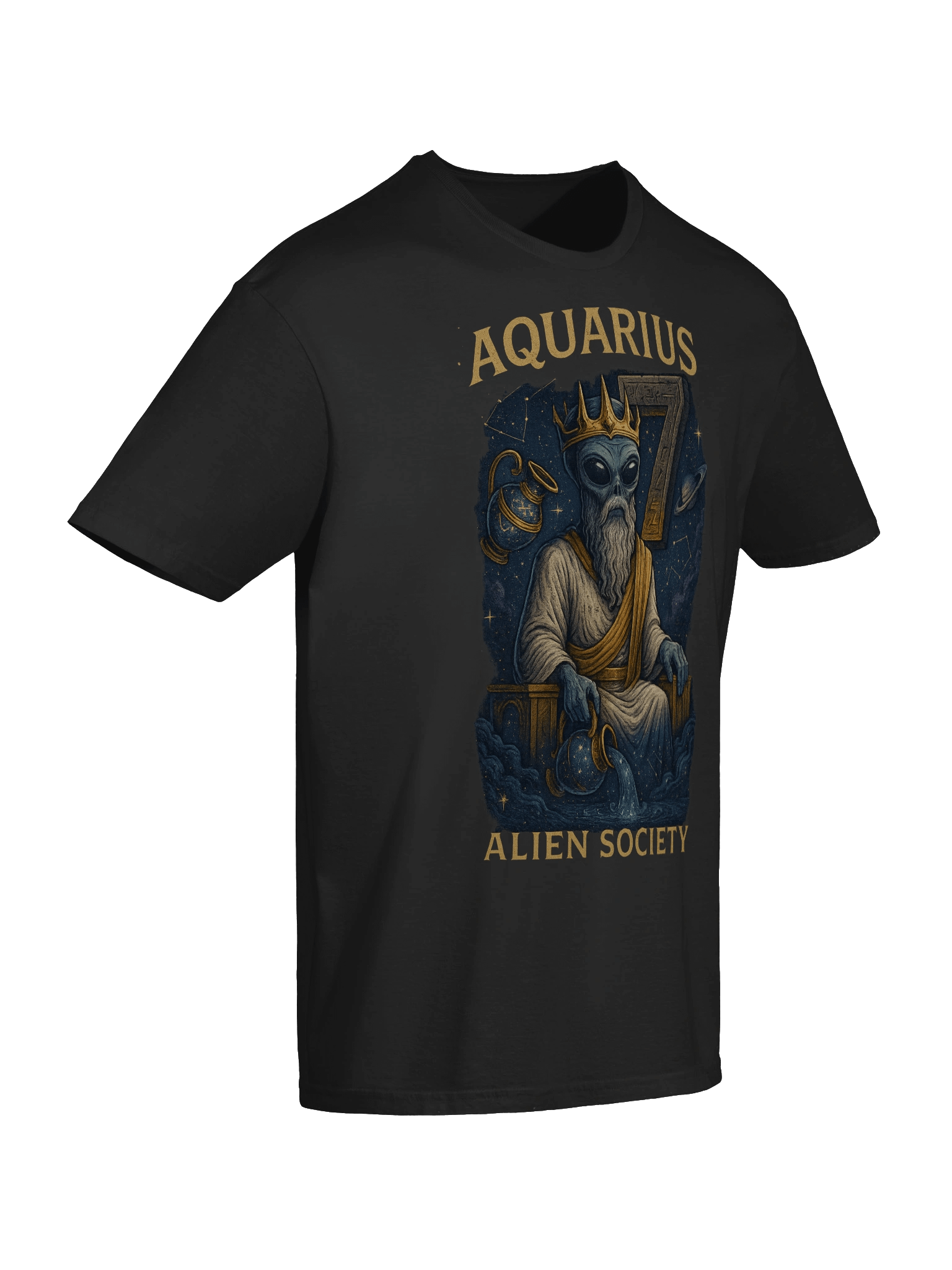 Celestial Aquarius Alien T-Shirt product image (2)
