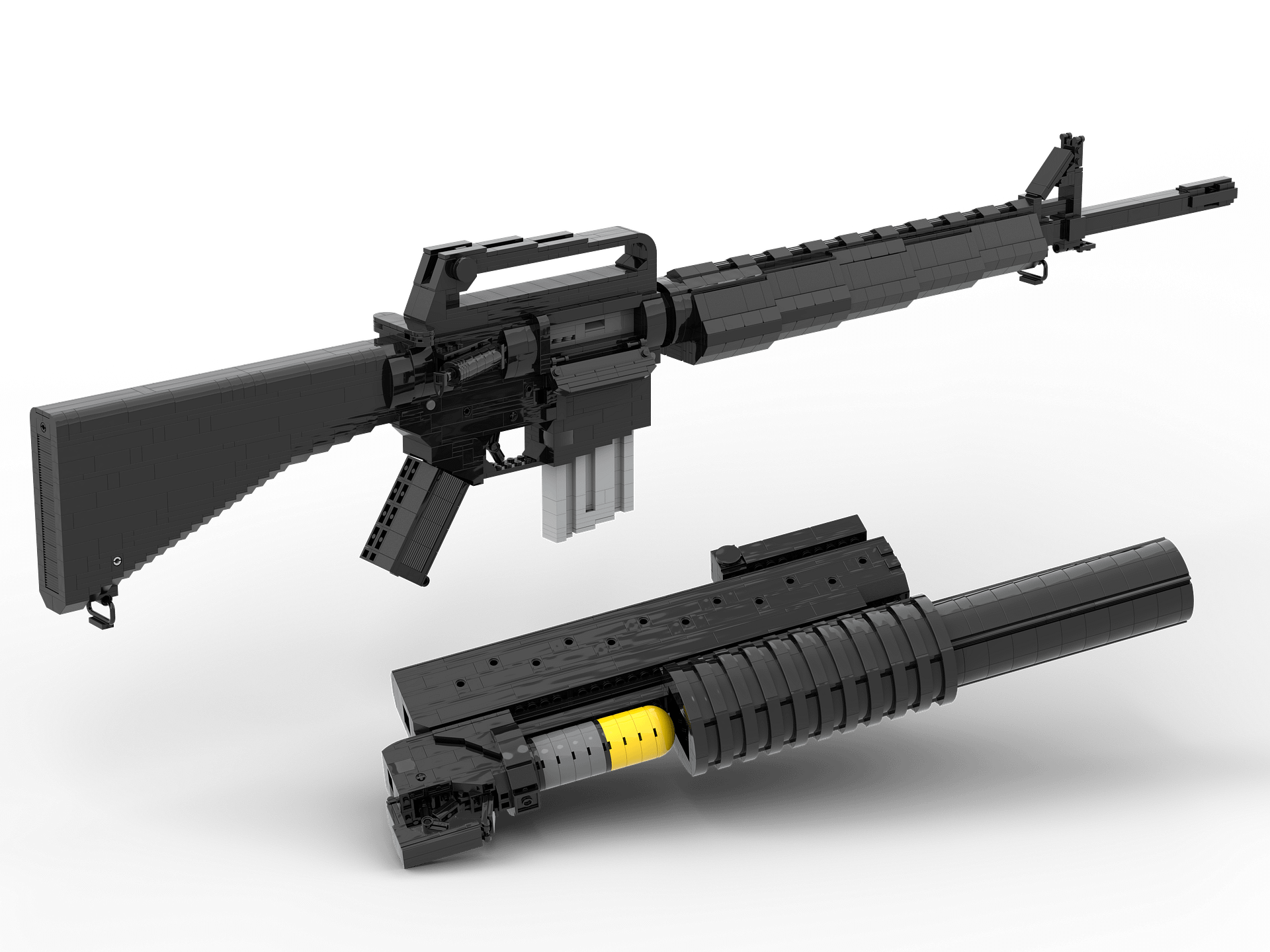 LEGO M16A1/M203 - LDD Instructions product image (10)