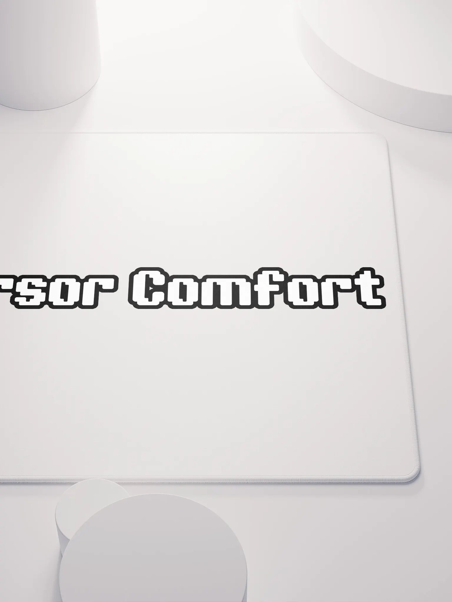 Cursor Comfort ( White Gaming pad & Desk Mat) product image (5)