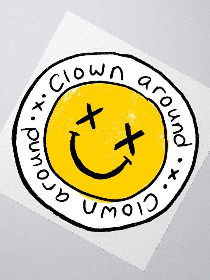 Clown Around Sticker product image (4)