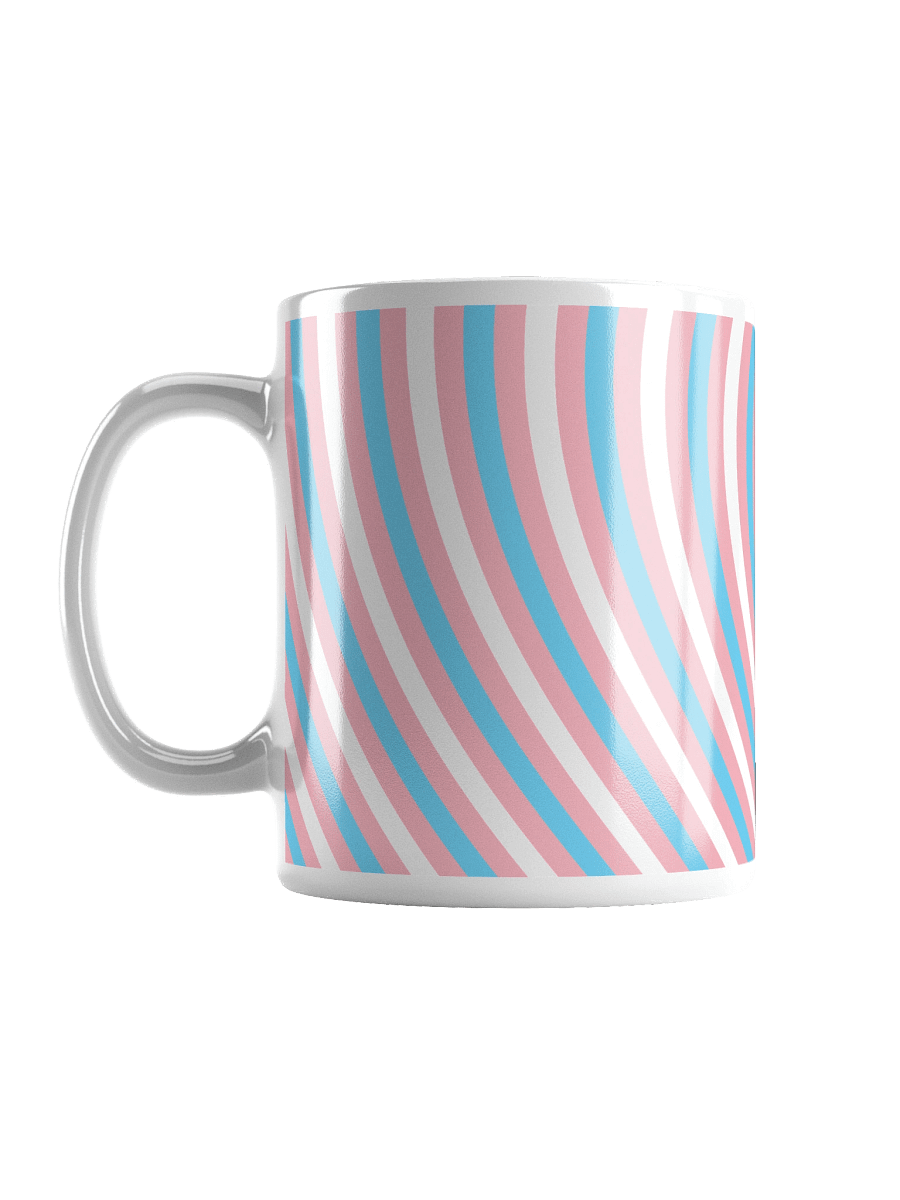 Trans Pride Hearts Mug (Left-handed) product image (2)