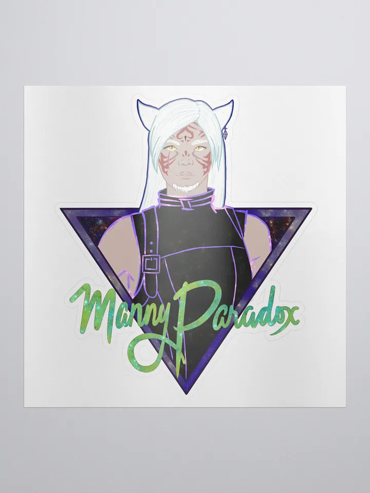 Mannyparadox original Character logo Sticker product image (1)