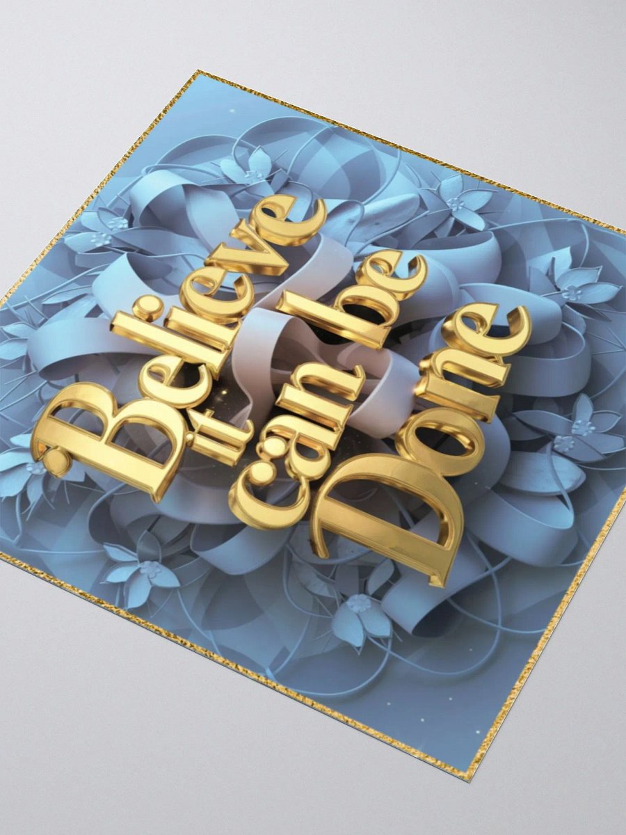 Inspirational sticker, Believe It Can Be Done product image (5)