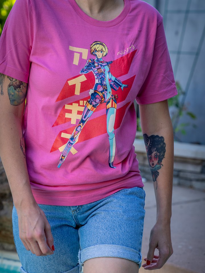 Android Girl Mark II Supersoft T-Shirt (Pink, Gold, Turquoise, Black, Orange, Light Blue) product image (1)