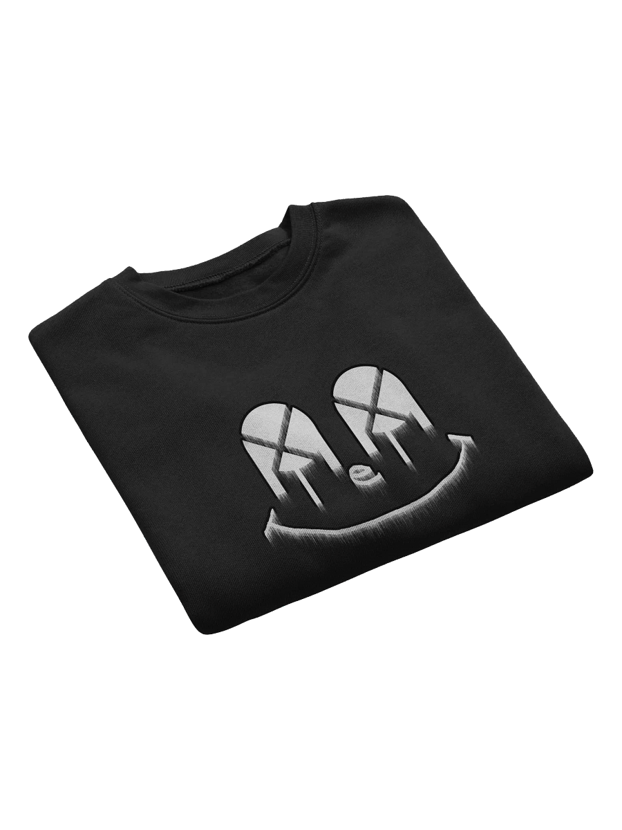 Glitchface Fleece Crop Sweatshirt product image (7)