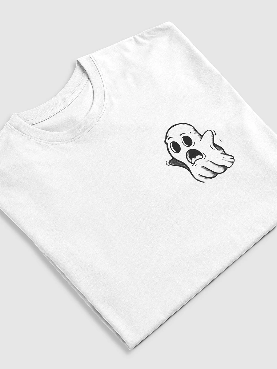 Gh0stie with Arcade logo on reverse Tee - White product image (5)