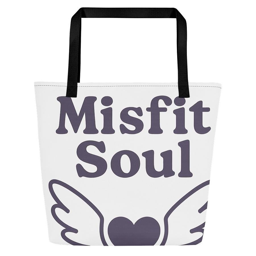 Misfit Soul – Winged Heart Tote Bag product image (1)