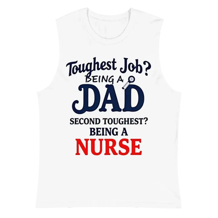 Dad: Toughest Job Muscle Tank product image (2)