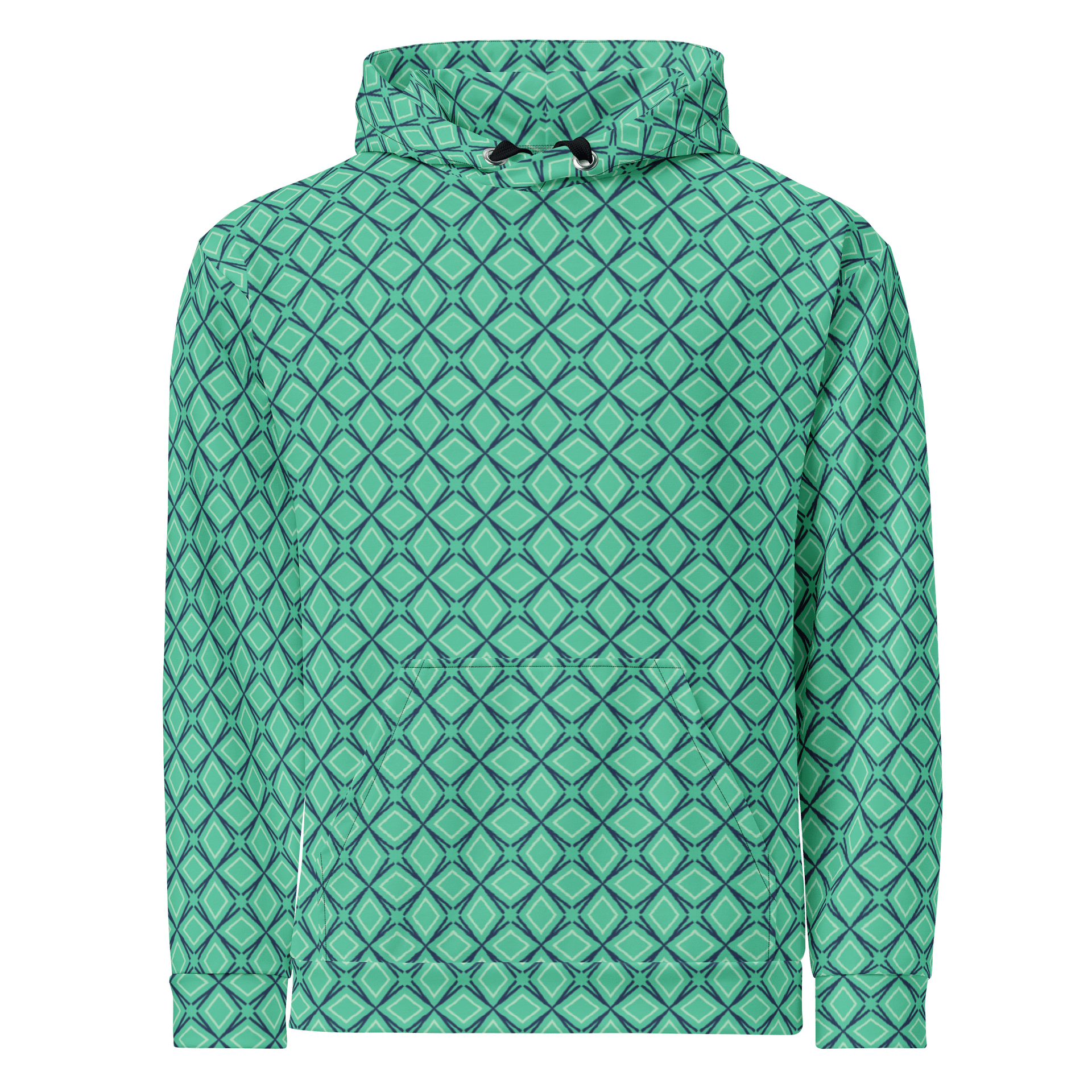 Geometric Illusion Allover Print Hoodie for Men and Women product image (1)
