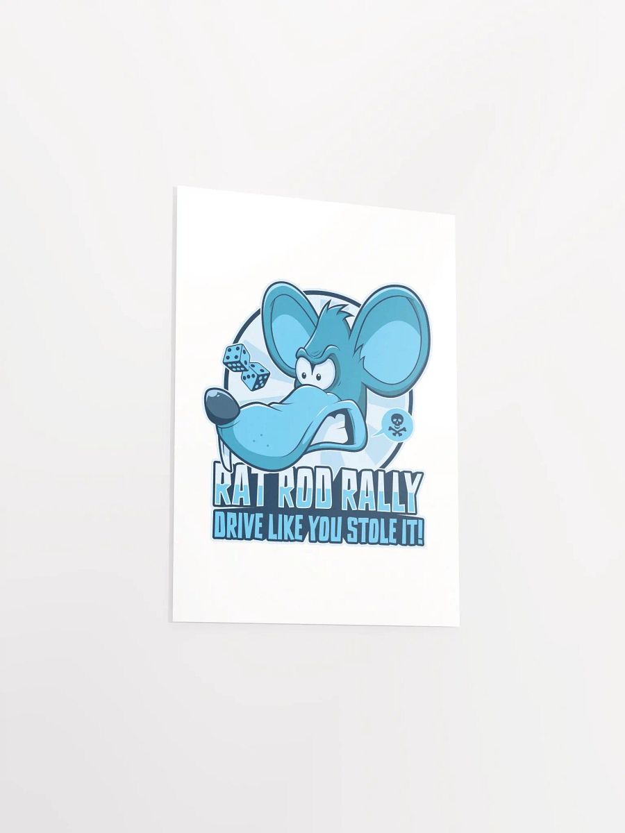 Funny Rat Rod Poster – Hot Rod Rally Cartoon Wall Art product image (40)