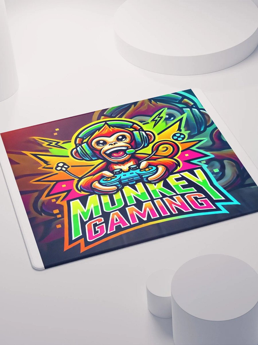 🐵🎮 Monkey Gaming Logo Mouse Pad 🖱️✨ product image (8)