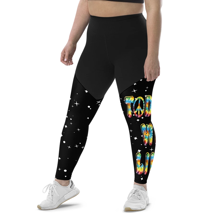 Peace sign sports leggings product image (21)