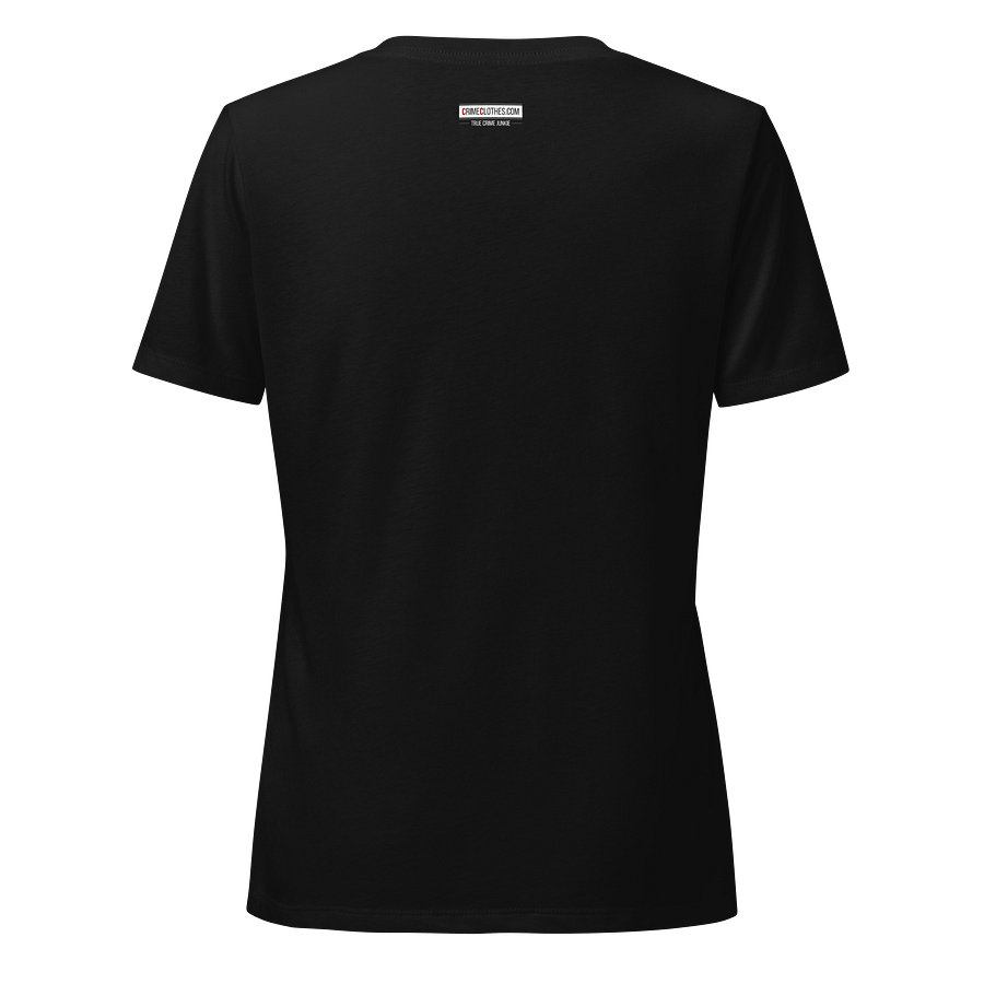 CrimeClothes Evidence Over Everything Relaxed V-Neck T-Shirt - Red product image (28)
