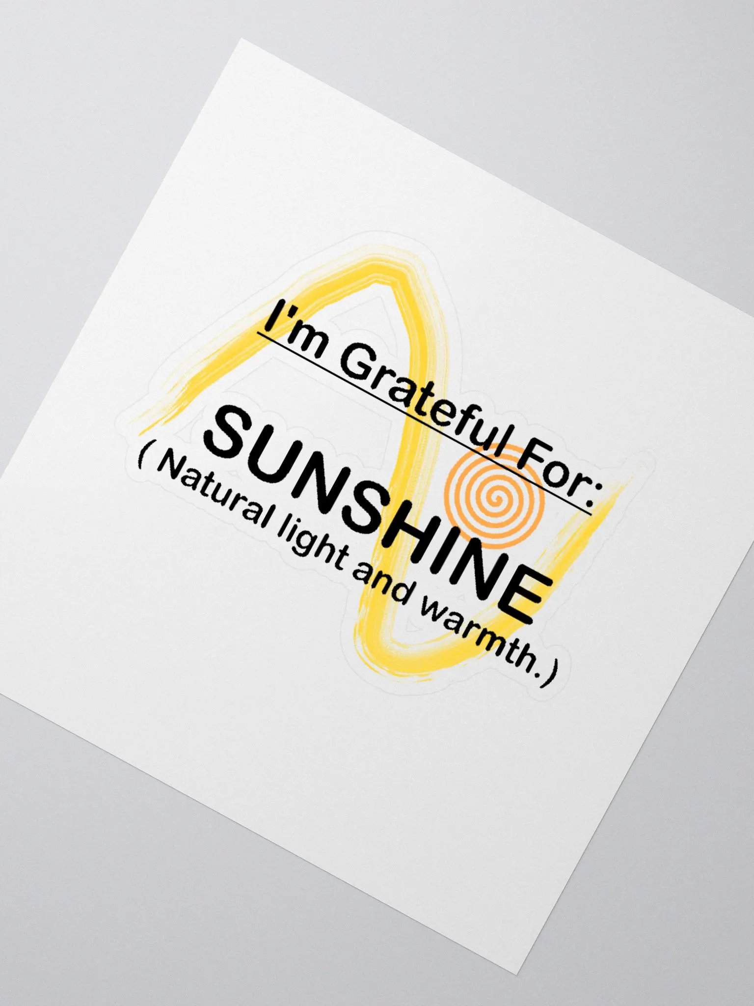 I AM GRATEFUL FOR SUNSHINE product image (2)