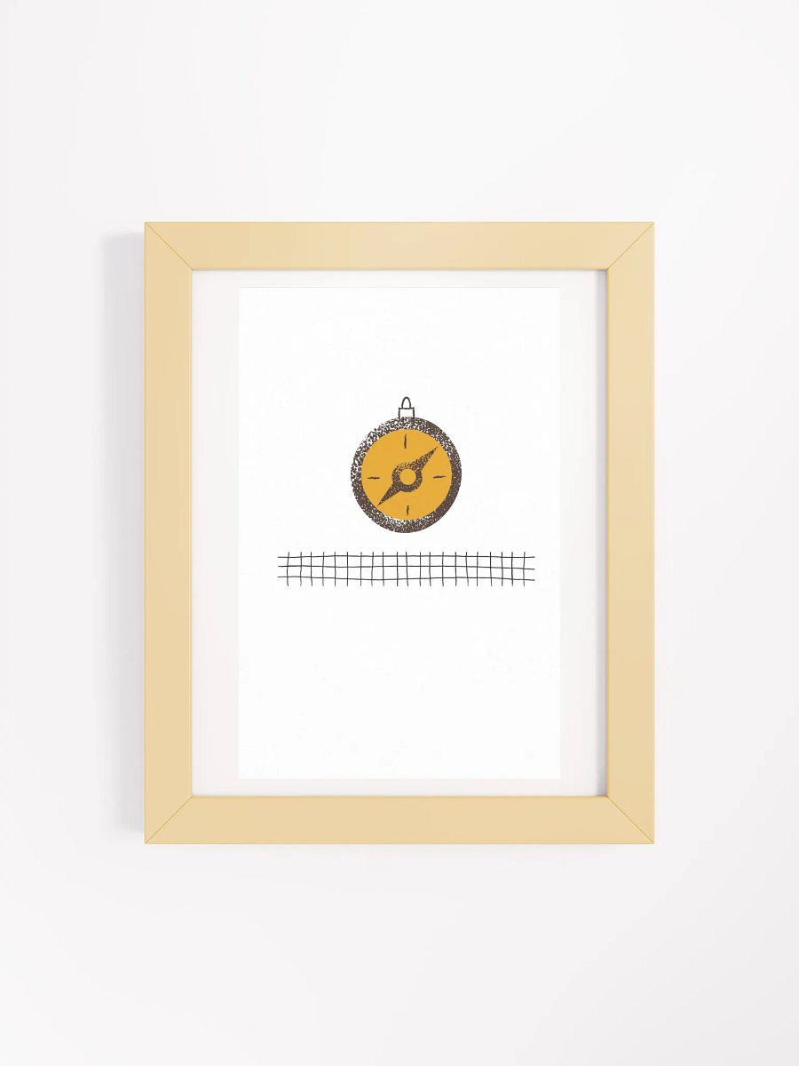Ethereal Compass Framed Matte Poster product image (123)