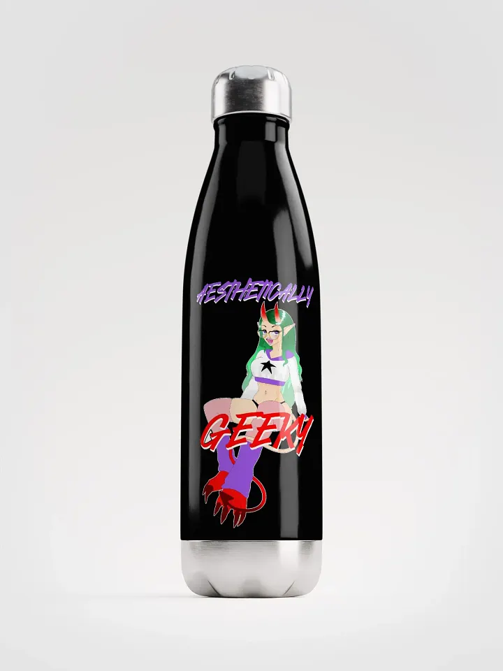 Aesthetically Geeky Demon Water Bottle product image (1)