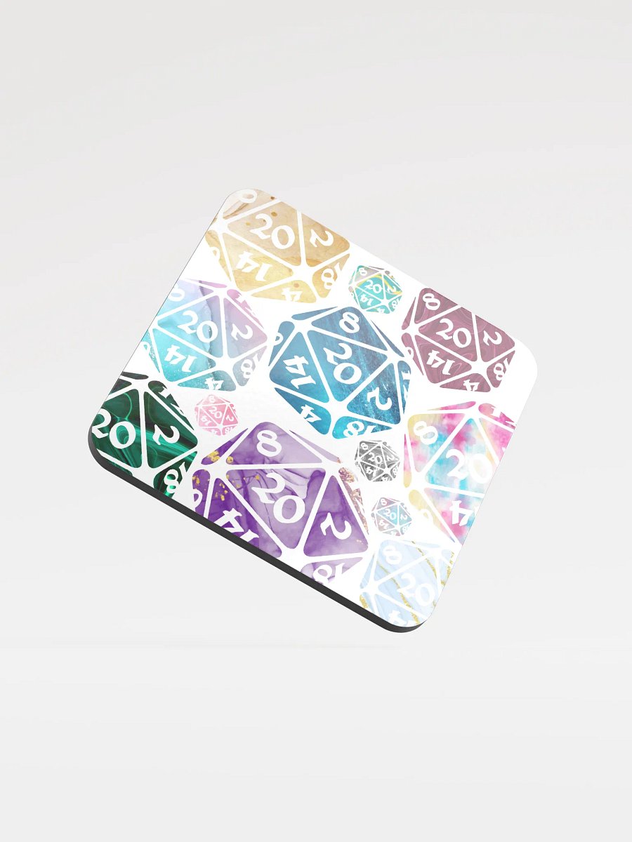 Multi D20 Coaster product image (1)