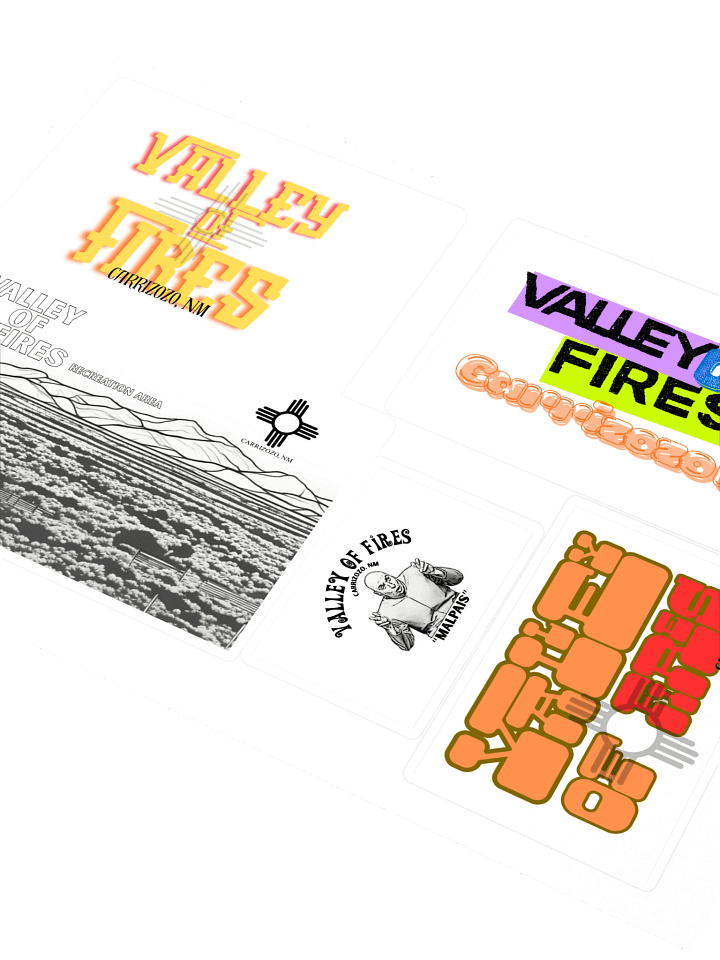 Valley of Fires Logo Sticker Sheet product image (2)