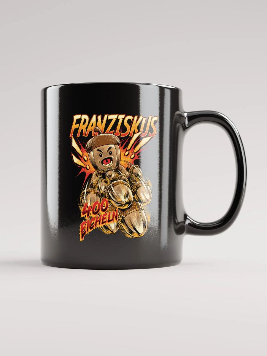 Black Mug: Franziskus / 400 Eicheln product image (1)