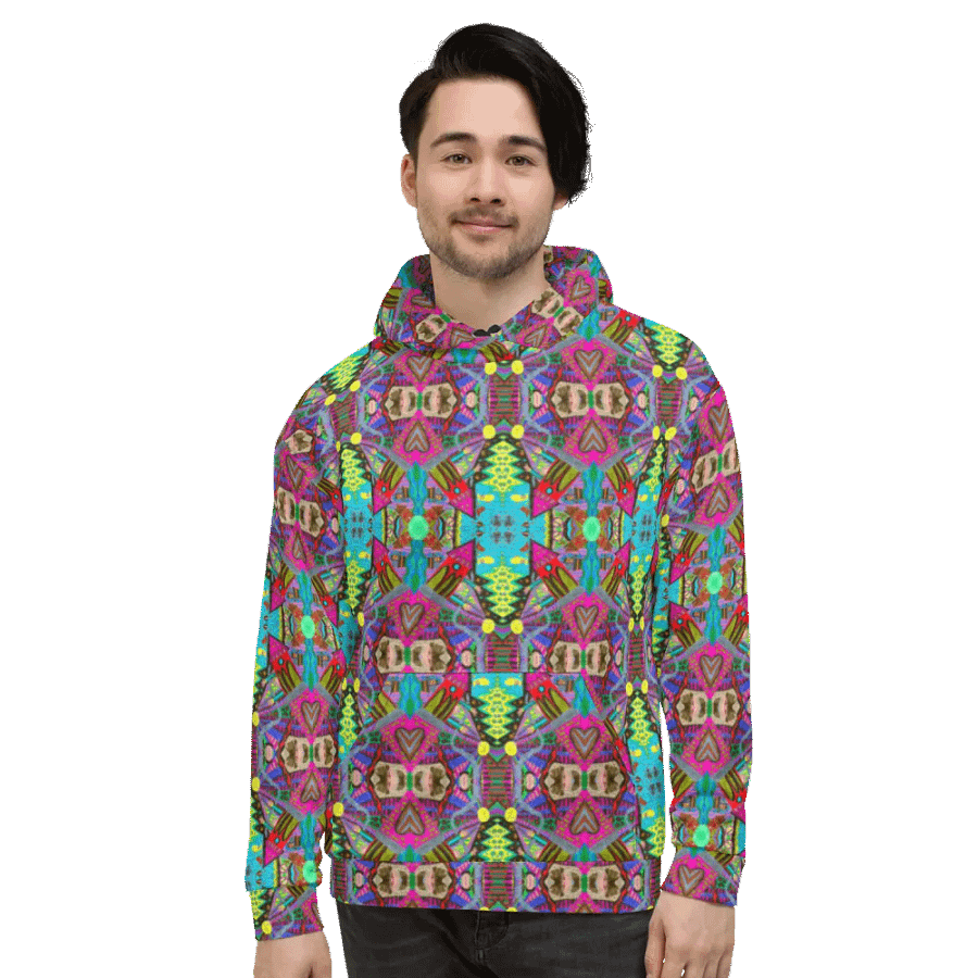 Abstract Doodle Art Tower Moment Unisex Pull Over Hoodie product image (6)
