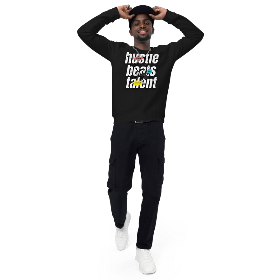 Hustle Beats Talent Unisex Sweatshirt product image (8)