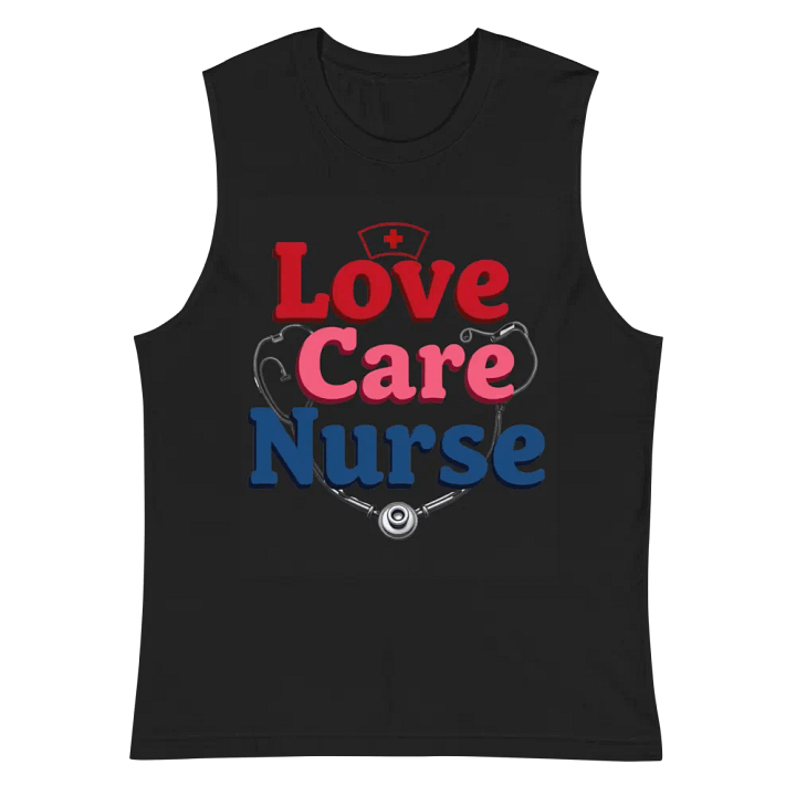 Love Care Nurse Stylized Muscle Tank product image (3)