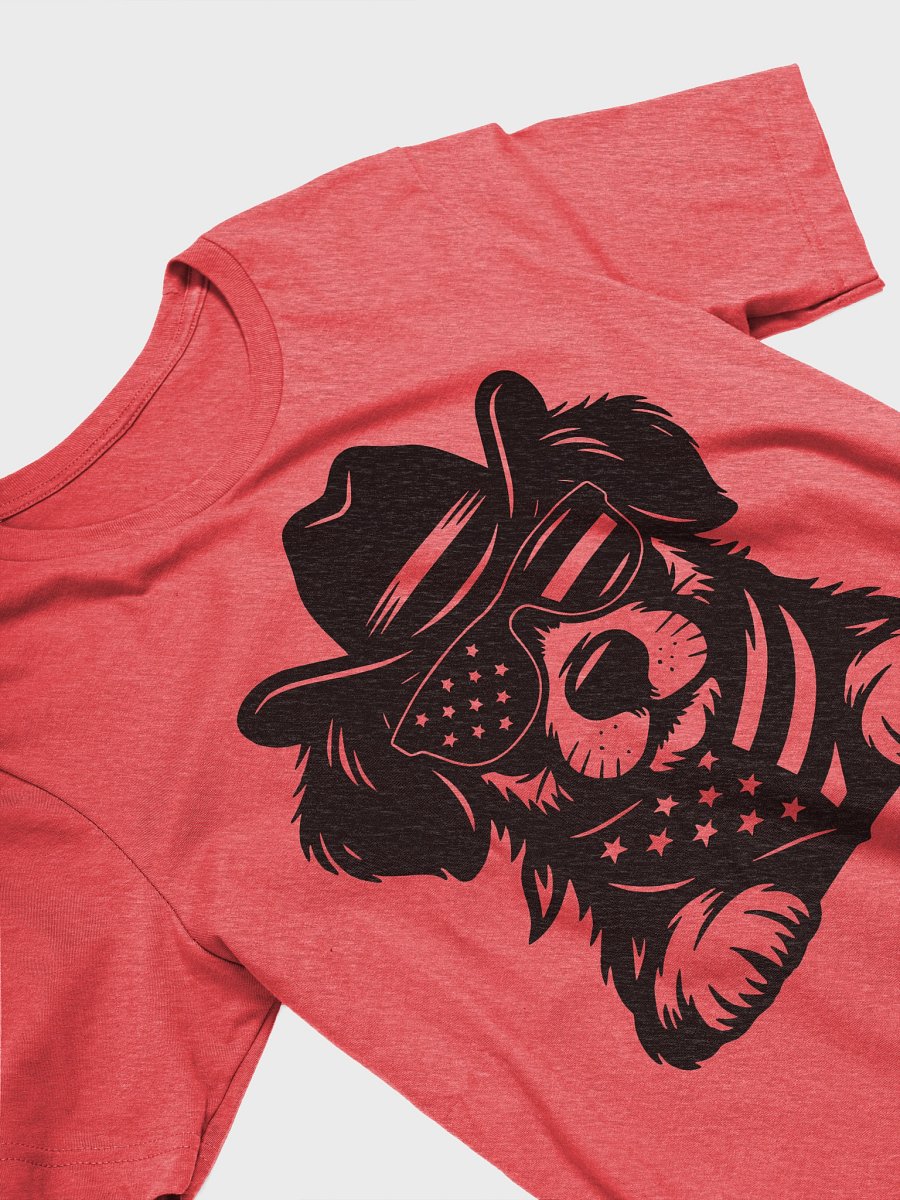 Cowboy Spirit American Pride Dog Tee | Border Collie T-Shirt product image (20)