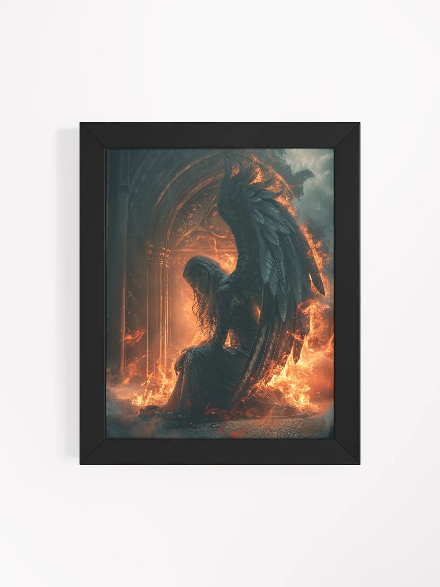 Burning angel - Framed High Quality Matte Poster product image (28)