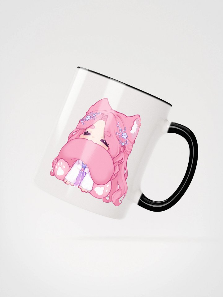 Nom Pink Cat Ceramic Mug product image (28)