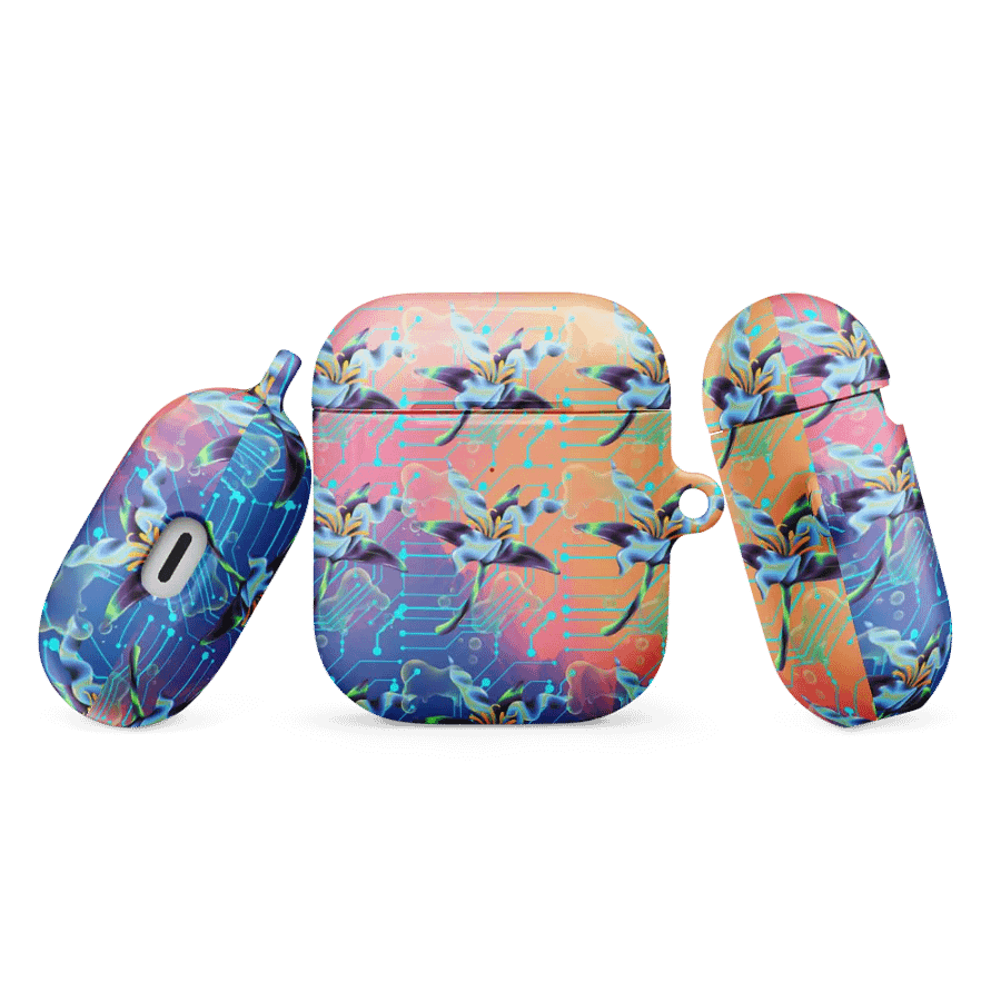 Floral Tech Lilies AirPods® Case for styllish techi ladies daughters friends product image (13)