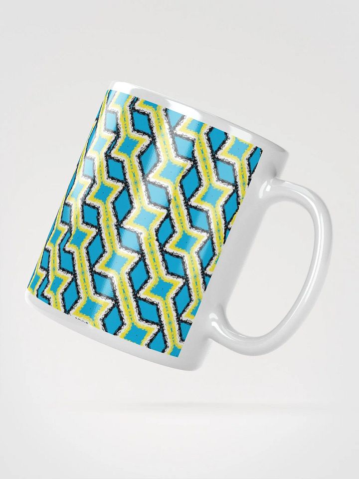 8T Sips Mosaic White Glossy Mug product image (2)