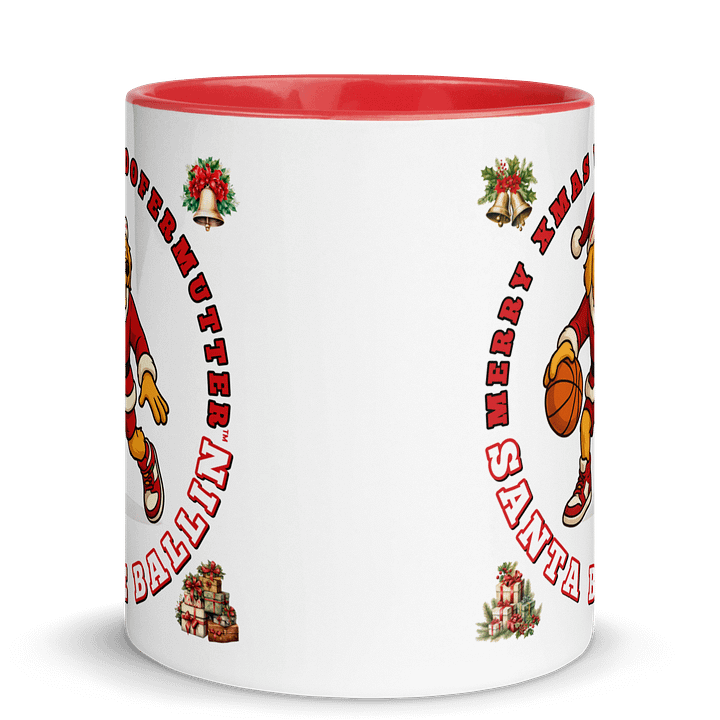 WooferMutter™ Santa Be Ballin Xmas Mug - Golden Retriever product image (8)